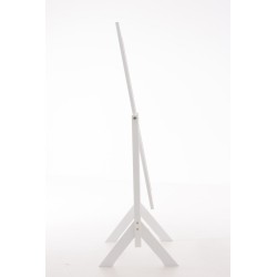 Puinen seisova peili antiikkisävyillä ja metallisilla renkailla 153 cm