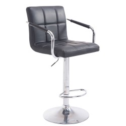 Lucy V2 pyörivä baarijakkara säädettävällä korkeudella ja selkänojalla