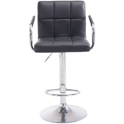 Lucy V2 pyörivä baarijakkara säädettävällä korkeudella ja selkänojalla