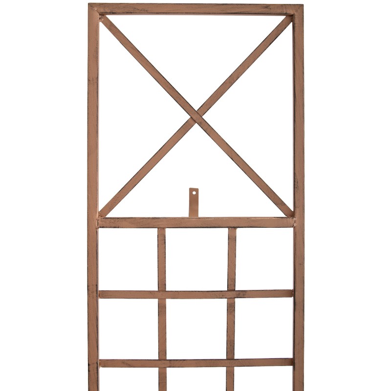 Trigo-säleikkö 2 kpl rautainen antiikkipatina köynnöskasveille 198 cm