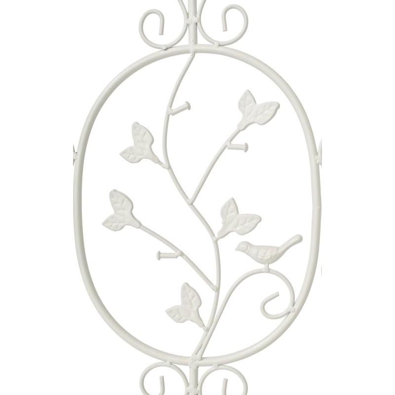 Antiikkipatinoidut rautaiset köynnösritilät puutarhaan, 2 kpl