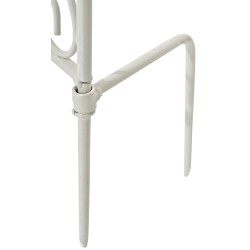 Antiikkipatinoidut rautaiset köynnösritilät puutarhaan, 2 kpl