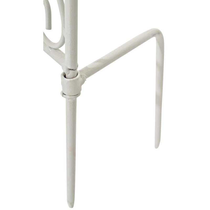 Antiikkipatinoidut rautaiset köynnösritilät puutarhaan, 2 kpl