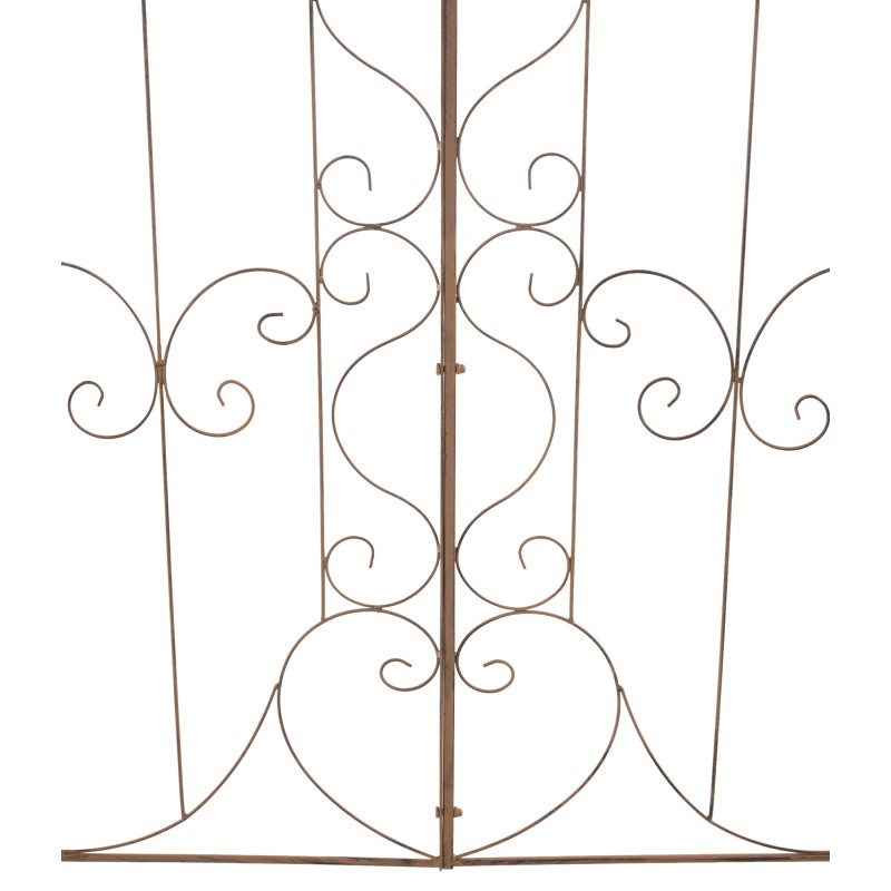 Rustiikkinen puutarhan säleikkösetti mandevillalle, 2 kpl, 133 cm