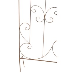 Rustiikkinen puutarhan säleikkösetti mandevillalle, 2 kpl, 133 cm