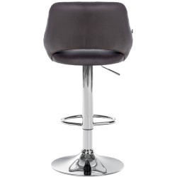 2 kpl säädettävät Milet-baarijakkarat keinonahkaa pyörivällä istuimella