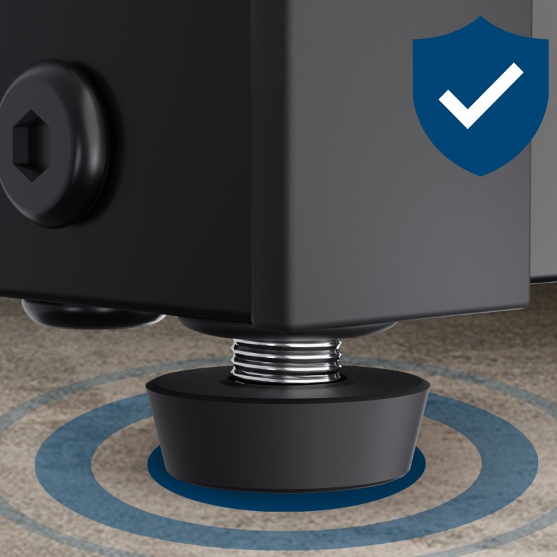 Anoka musta pyyheteline kolmella tangolla kylpyhuoneeseen