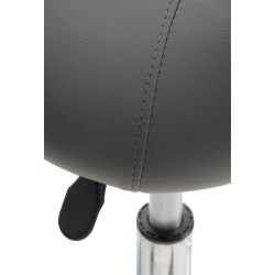 Kaksi säädettävää satulatuolia ammattikäyttöön lääkäreille ja hoitoloihin