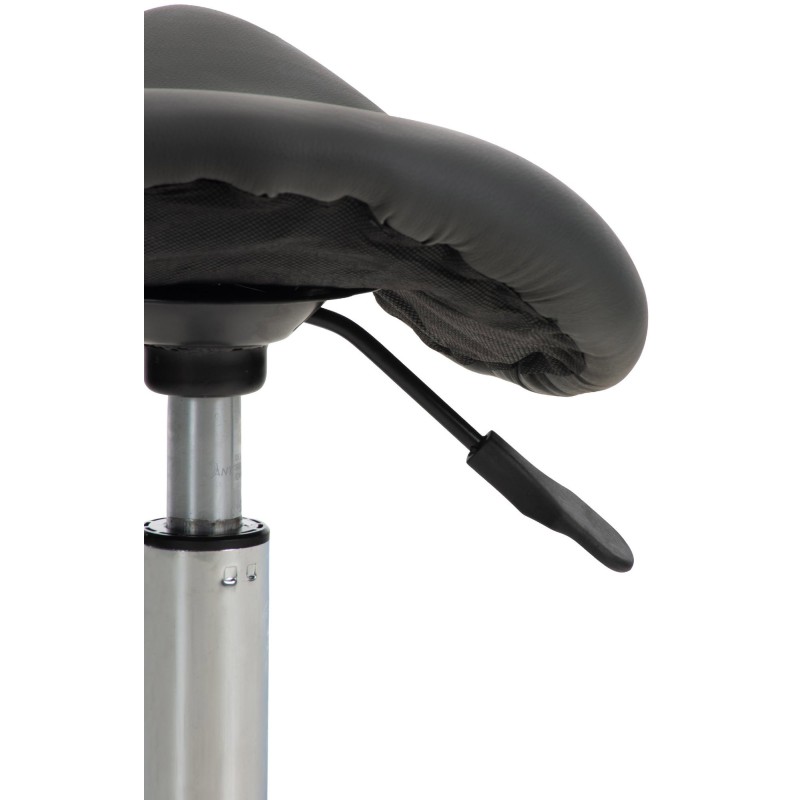 Kaksi säädettävää satulatuolia ammattikäyttöön lääkäreille ja hoitoloihin