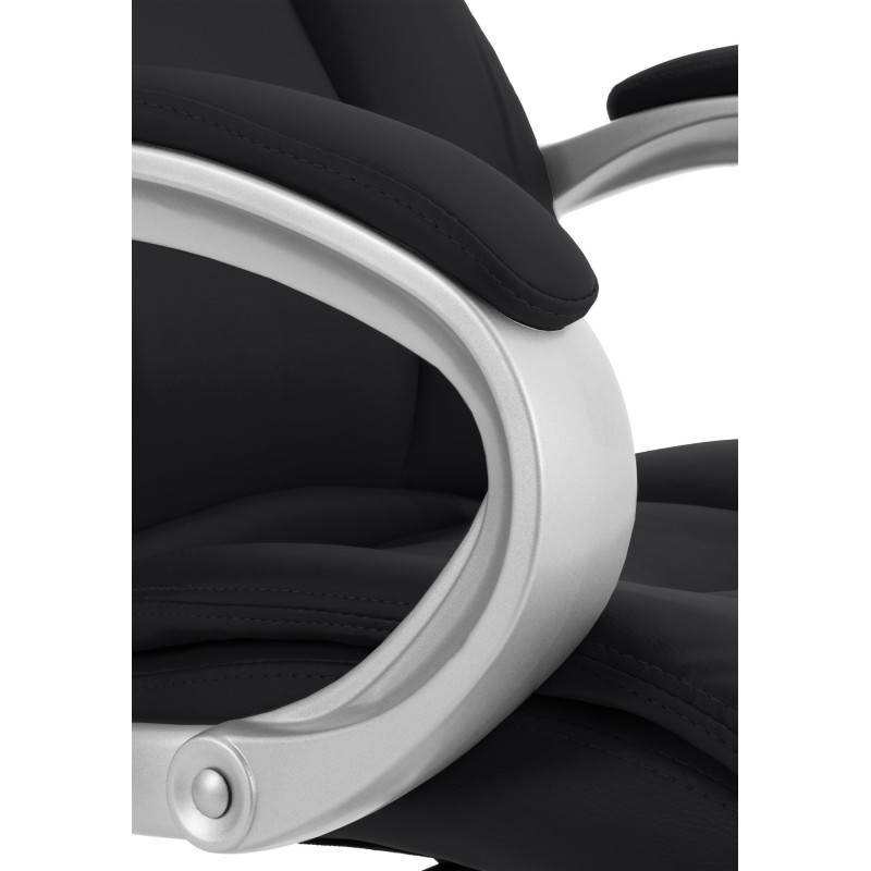 Ergonominen xl-toimistotuoli keinonahalla 150 kg kuormitukselle