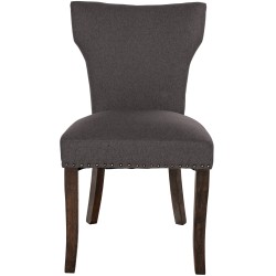 Tyylikäs Zadar-kangastuoli ruokailuun, 2 kpl, pehmustettu