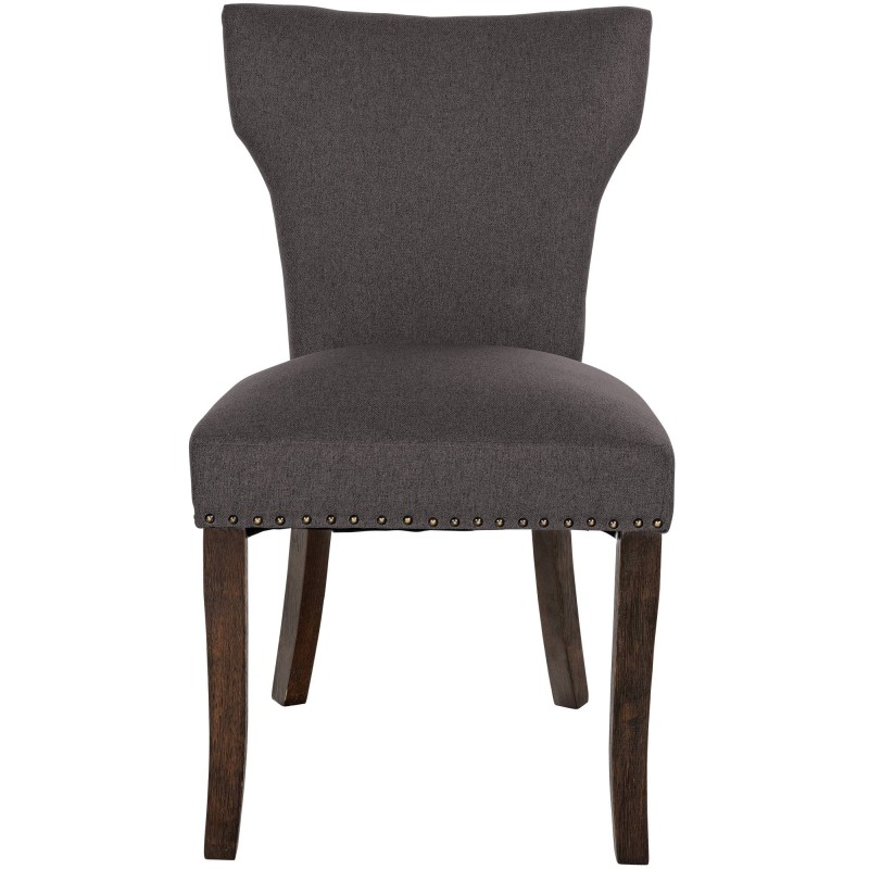 Tyylikäs Zadar-kangastuoli ruokailuun, 2 kpl, pehmustettu