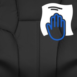 Ergonominen toimistotuoli keinonahkaverhoilulla ja säädettävällä korkeudella 210 kg