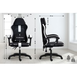 Ergonominen pehmea toimistotuoli pelituoli säädettävällä selkänojalla