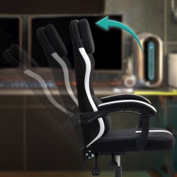 Ergonominen pehmea toimistotuoli pelituoli säädettävällä selkänojalla