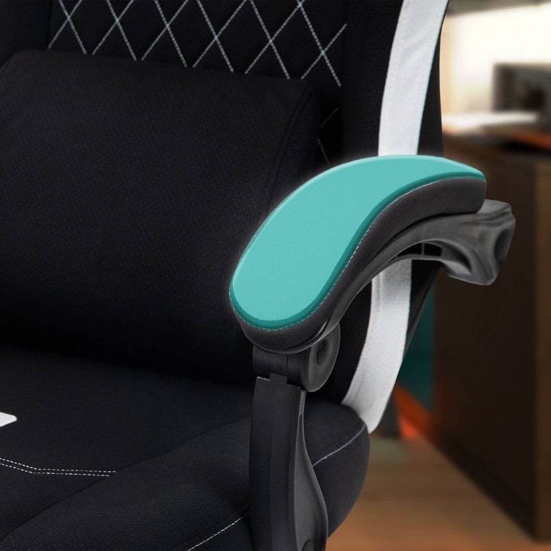 Ergonominen pehmea toimistotuoli pelituoli säädettävällä selkänojalla