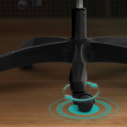 Ergonominen pehmea toimistotuoli pelituoli säädettävällä selkänojalla