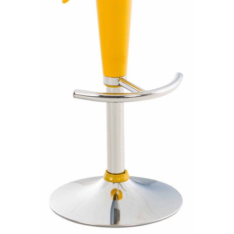 Moderni säädettävä baarijakkara ergonomisella istuimella ja jalkatuella