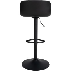 Säädettävät baarijakkarat keinonahalla ja selkänojalla, 4 kpl