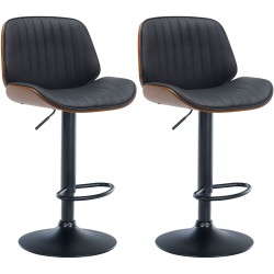 Nova säädettävät baarijakkarat keinonahalla 2 kpl setti