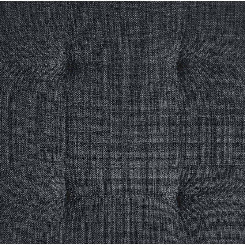 Tyylikäs Barci-penkki pehmustetulla istuimella ja teräsrungolla