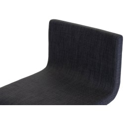 Säädettävä pyörivä baarijakkara limon-kankaalla ja selkänojalla