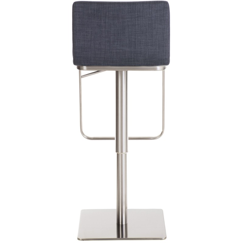 Säädettävä pyörivä baarijakkara limon-kankaalla ja selkänojalla