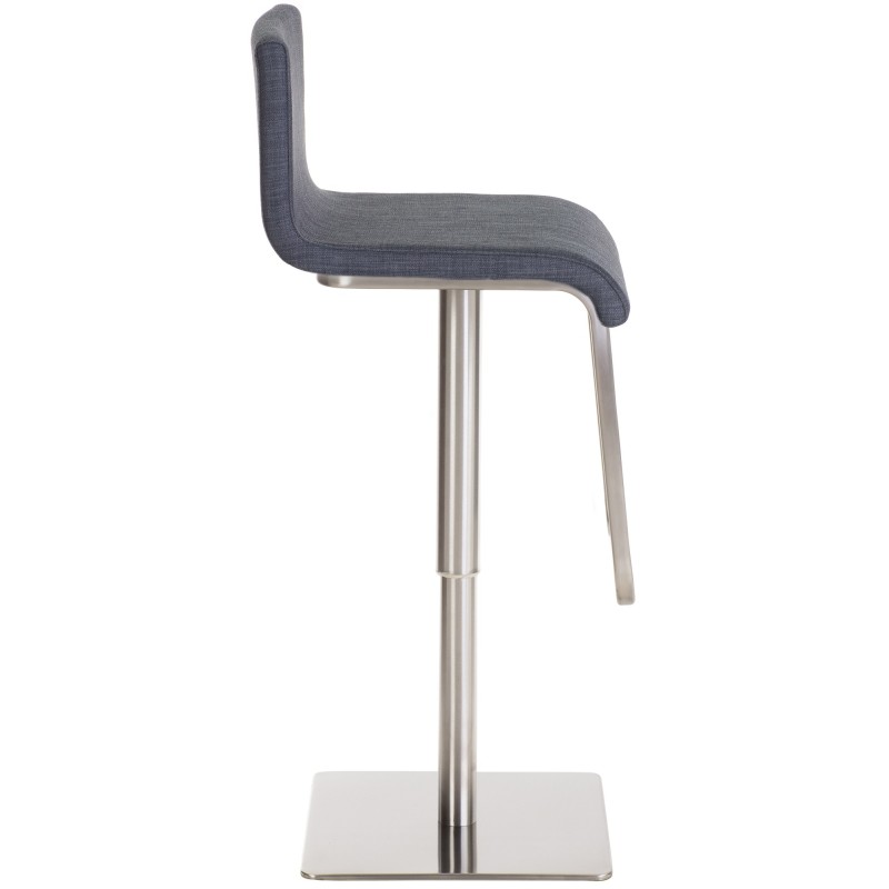 Säädettävä pyörivä baarijakkara limon-kankaalla ja selkänojalla