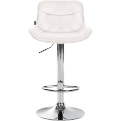 Säädettävät samettiset baarijakkarat Vonore - 2 kpl:n setti