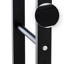 Tyylikäs pyörällinen polttopuuteline sisäkäyttöön - kestävä ja käytännöllinen