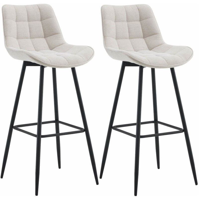 Tyylikäs baarijakkara pehmustetulla istuimella ja selkänojalla