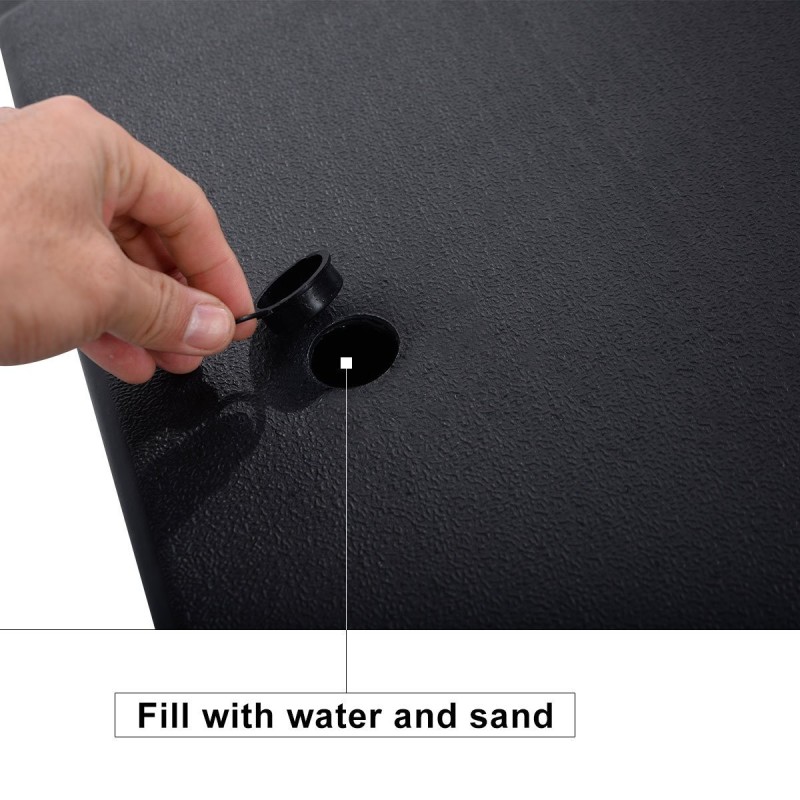 Siirrettävä koripalloteline, säädettävä korkeus, mustavalkoinen, ulko- ja sisäkäyttöön