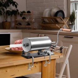 Ruostumaton teräs makkarakone 3,6L neljällä täyttöputkella