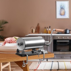 Ruostumaton teräs makkarakone 3,6L neljällä täyttöputkella