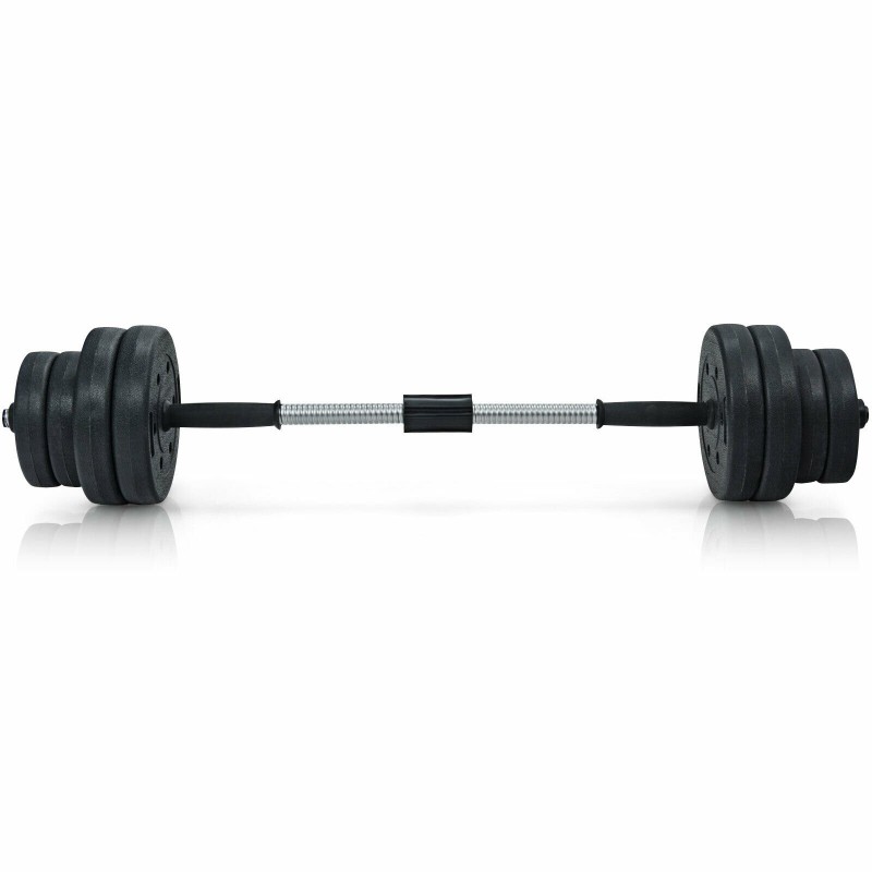 Säädettävä 2 in 1 käsipaino/tanko-setti 30KG musta Säädettävä 2 in 1 käsipaino/tanko-setti 30KG musta