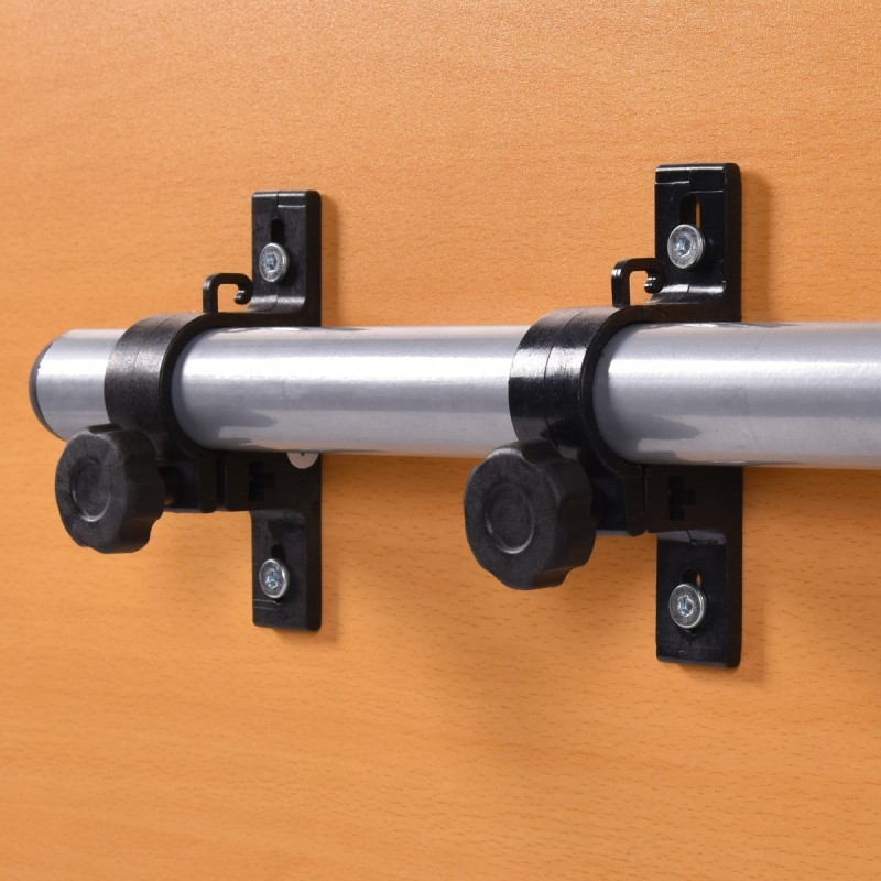 Monikäyttöinen säädettävä kannettavan tietokoneen pöytä pyörillä, luonnonväri