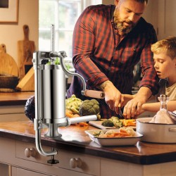 Hopea makkarakone 1,5L ruostumaton teräs täyttöputkilla