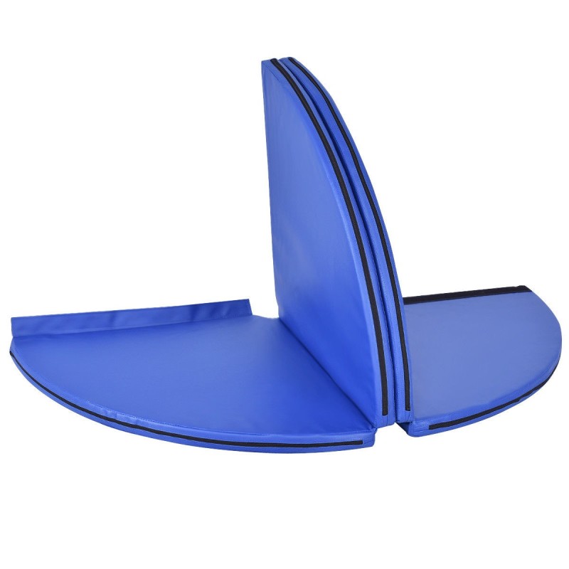 Tankotanssin suojamatto sininen taitettava 150 cm halkaisija