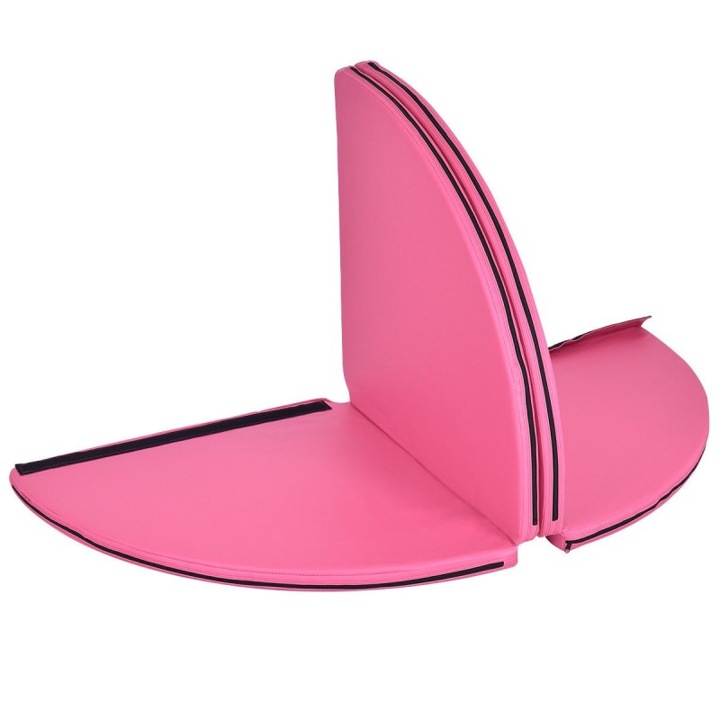 Tankotanssin suojamatto taitettava vaaleanpunainen 150 cm