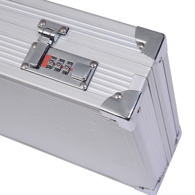 Alumiininen työkalulaukku, muokattava vaahtomuovi sisällä