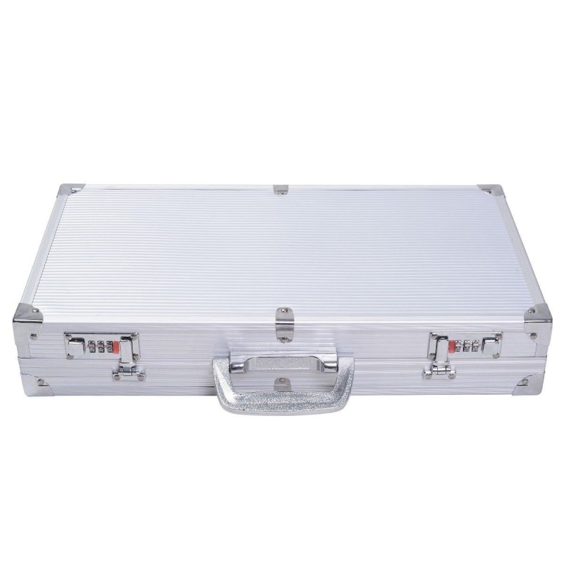 Alumiininen työkalulaukku, muokattava vaahtomuovi sisällä