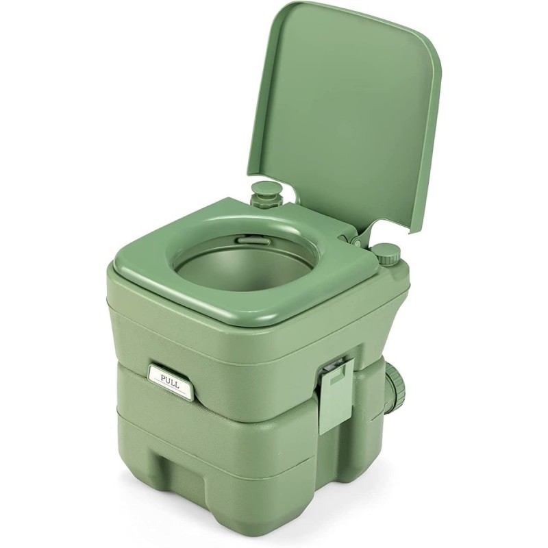 Kannettava vihreä retkivessa 20L irrotettavalla säiliöllä