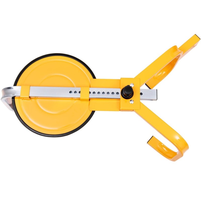 Keltainen säädettävä varkaudenesto radkralle 13-15 tuuman renkaille