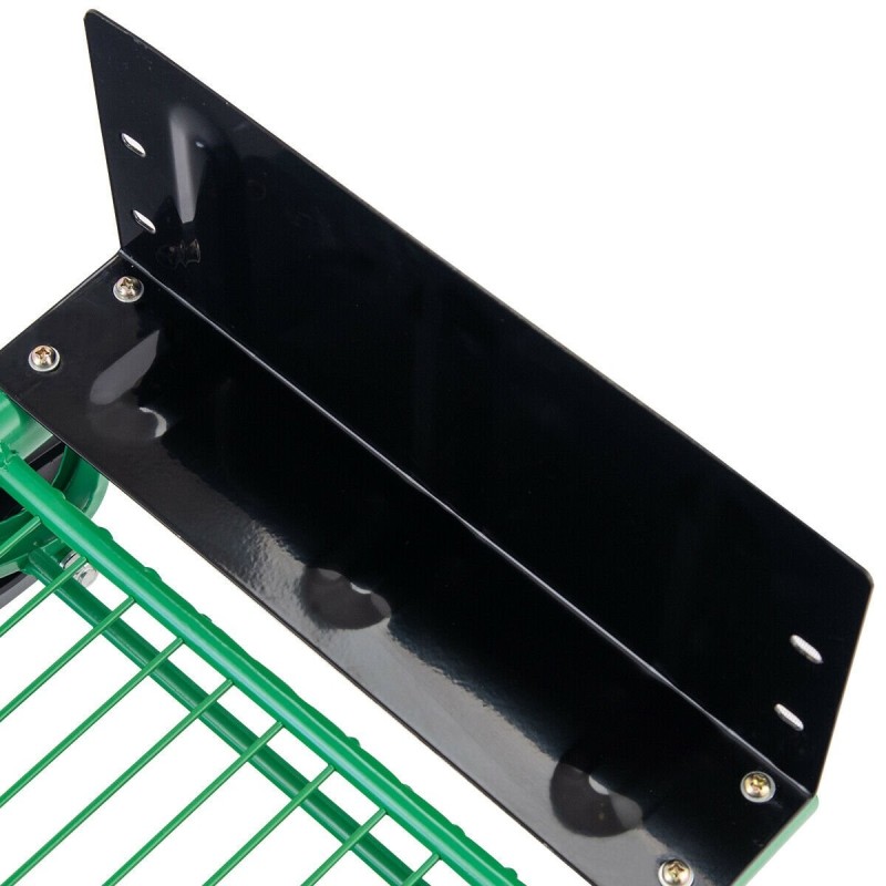 Monikäyttöinen vihreä taittuva nokkakärry ja kuljetusratkaisu