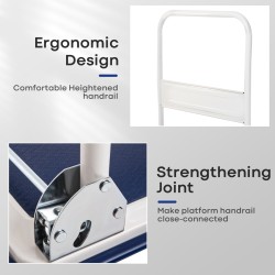 Sinivalkoinen monikäyttöinen plattformwagen 300 kg kantavuus