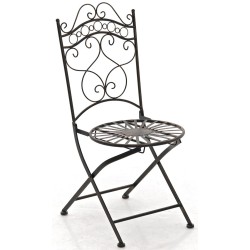 Nostalginen rautainen istuinryhmä terassille ja puutarhaan antiikkipatinalla