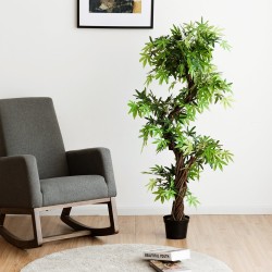 Keinotekoinen punainen viiniköynnös bonsai sisä- ja ulkokäyttöön