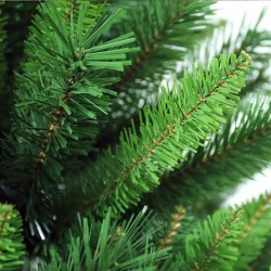 Keinotekoinen vihreä joulukuusi metallijalustalla 210 cm