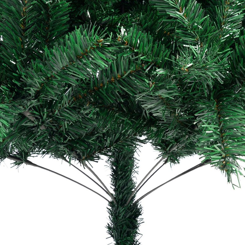 Keinotekoinen vihreä joulukuusi metallijalustalla 210 cm
