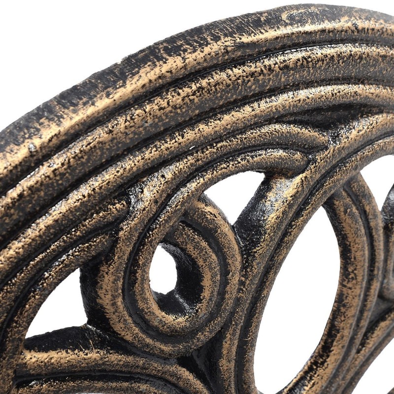 Pronssinen valurautainen aurinkovarjoteline, vakaa ja tyylikäs design